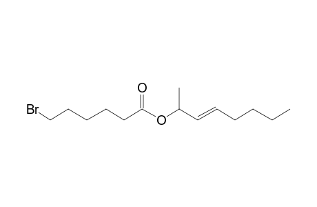 6-Bromohexanoic acid, oct-3-en-2-yl ester