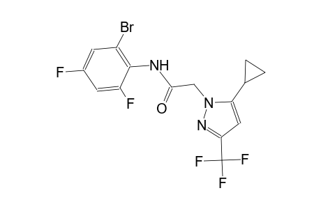 N-(2-bromo-4,6-difluorophenyl)-2-[5-cyclopropyl-3-(trifluoromethyl)-1H-pyrazol-1-yl]acetamide