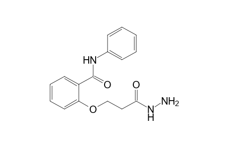 2-[(Hydrazinocarbonyl)ethoxy]-N-phenylbenzamide