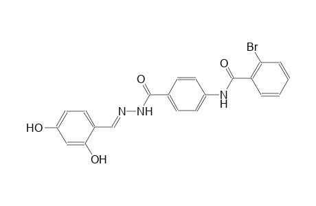 benzoic acid, 4-[(2-bromobenzoyl)amino]-, 2-[(E)-(2,4-dihydroxyphenyl)methylidene]hydrazide