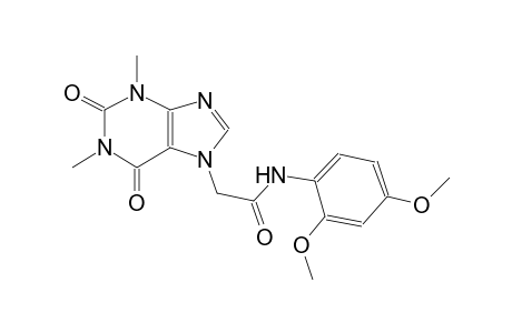 1H-purine-7-acetamide, N-(2,4-dimethoxyphenyl)-2,3,6,7-tetrahydro-1,3-dimethyl-2,6-dioxo-