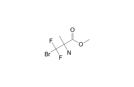 2-amino-3-bromo-3,3-difluoro-2-methyl-propionic acid methyl ester