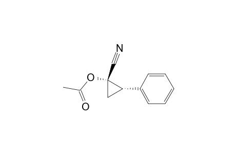 trans-1-Acetoxy-1-cyano-2-phenylcyclopropane