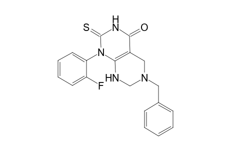 6-Benzyl-1-(2-fluorophenyl)-2-thioxo-2,3,5,6,7,8-hexahydropyrimido[4,5-d]pyrimidin-4(1H)-one