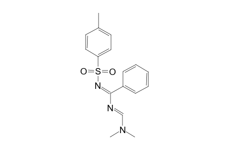 4-(-Dimethylamino)-2-phenyl-1-(p-tolylsulfonyl)-1,3-diazabuta-1,3-diene