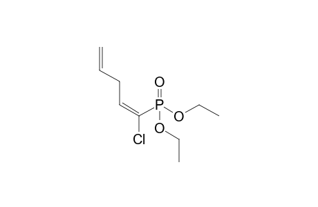 (E/Z) Diethyl .alpha.-chloro-.beta.-allylvinylphosphonate