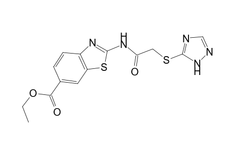 Ethyl 2-([(1H-1,2,4-triazol-5-ylsulfanyl)acetyl]amino)-1,3-benzothiazole-6-carboxylate
