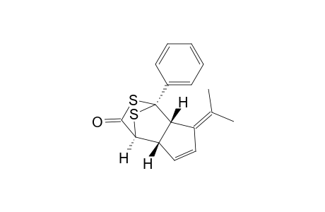 1,4-Epithiocyclopenta[c]thiopyran-3(1H)-one, 4,4a,7,7a-tetrahydro-7-(1-methylethylidene)-1-phenyl-, (1.alpha.,4.alpha.,4a.beta.,7a.beta.)-