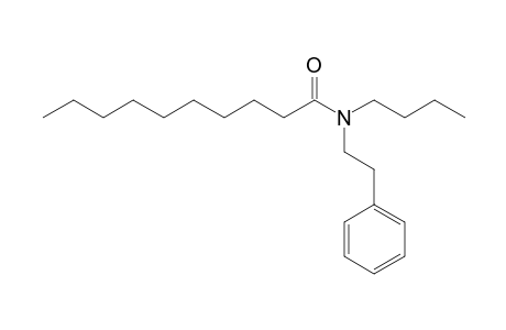 Decanamide, N-(2-phenylethyl)-N-butyl-