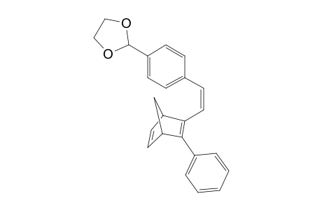 (Z)-2-[p-(1,3-Dioxolan-2-yl)styryl]-3-phenylbicyclo[2.2.1]hepta-2,5-diene