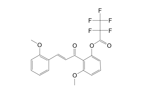 2,6'-Dimethoxy-2'-hydroxychalcone, pentafluoropropionate