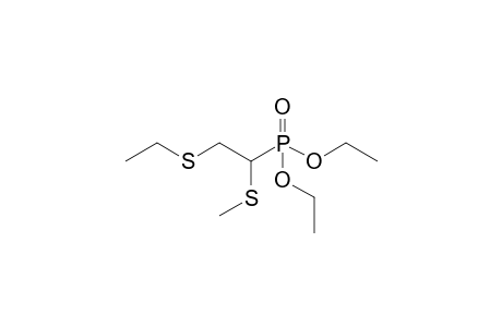 Diethyl 2-ethylthio-1-methylthioethanephosphonate