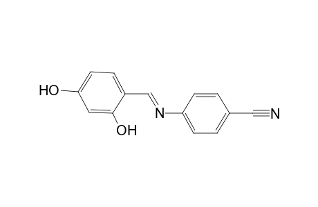 4-[(2,4-Dihydroxy-benzylidene)-amino]-benzonitrile