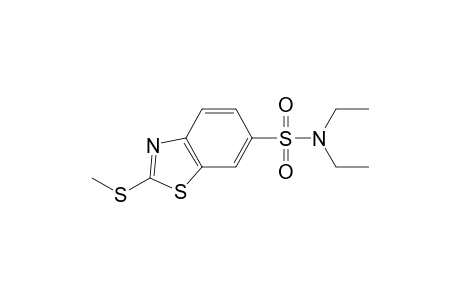 Benzothiazole-6-sulfonic acid, 2-methylsulfanyl-, diethylamide