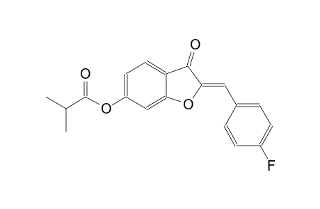 propanoic acid, 2-methyl-, (2Z)-2-[(4-fluorophenyl)methylene]-2,3-dihydro-3-oxobenzofuranyl ester
