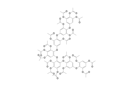 TRIHYDROXYHEPTAPHLORETHOL-A-OCTADECAACETATE;2,3,4,3',5'-PENTAACETOXY-6-(2,3,4-TRIACETOXY-6-(2,6-DIACETOXY-4-(2,4,6-TRIACETOXYPHENOXY)-PHENOXY)-PHEN