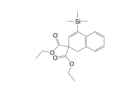 2,2-Bis(ethoxycarbonyl)-4-(trimethylsilyl)-1,2-dihydronaphthalene