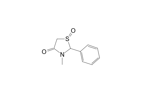 4-Thiazolidinone, 3-methyl-2-phenyl-, 1-oxide