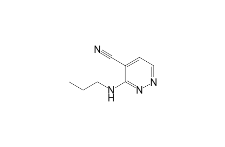 3-(Propylamino)pyridazine-4-carbonitrile