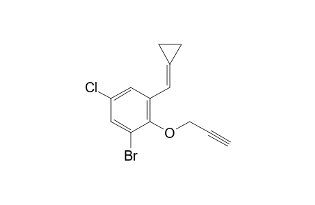 1-bromo-5-chloro-3-(cyclopropylidenemethyl)-2-prop-2-ynoxy-benzene