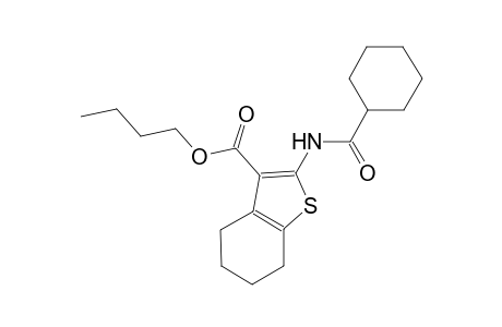 butyl 2-[(cyclohexylcarbonyl)amino]-4,5,6,7-tetrahydro-1-benzothiophene-3-carboxylate