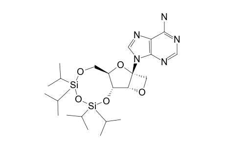 9-[1',3'-O-ANHYDRO-4',6'-O-(TETRAISOPROPYLDISILOXANE-1,3-DIYL)-BETA-D-PSICOFURANOSYL]-ADENINE