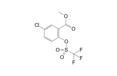 Methyl 5-chloro-2-(((trifluoromethyl)sulfonyl)oxy)benzoate