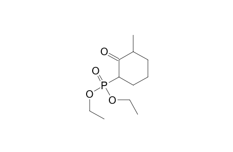 2-Methyl-6-(diethoxyphosphinyl)cyclohexanone