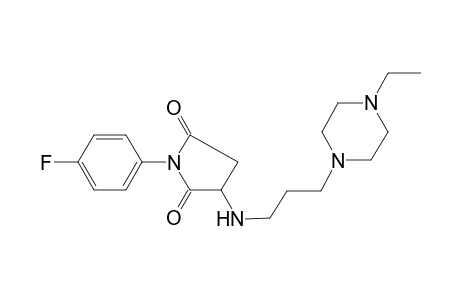 3-[3-(4-ethyl-1-piperazinyl)propylamino]-1-(4-fluorophenyl)pyrrolidine-2,5-dione