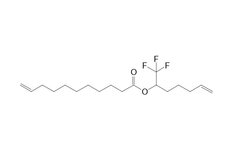 1,1,1-Trifluorohept-6-en-2-yl undec-10-enoate