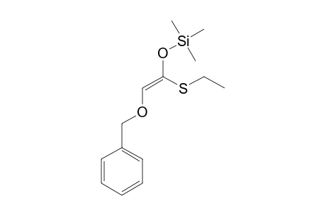 (E)-2-BENZYLOXY-1-ETHYLTHIO-1-(TRIMETHYLSILOXY)-ETHENE