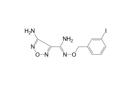 1,2,5-Oxadiazole-3-carboximidamide, 4-amino-N'-4-iodobenzyloxy-