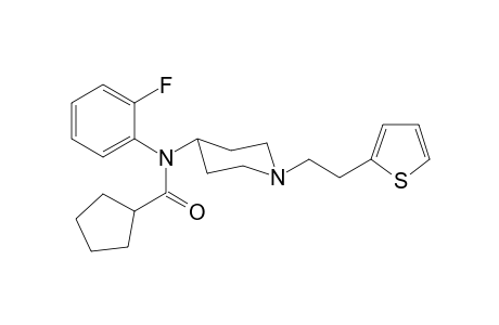 N-2-Fluorophenyl-N-(1-[2-(thiophen-2-yl)ethyl]piperidin-4-yl)cyclopentanecarboxamide