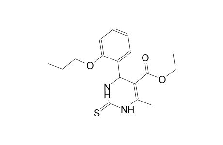 ethyl 6-methyl-4-(2-propoxyphenyl)-2-thioxo-1,2,3,4-tetrahydro-5-pyrimidinecarboxylate