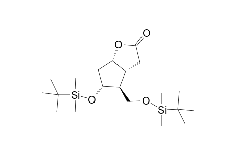 (3aR,4S,5R,6aS)-5-(tert-butyldimethylsilyloxy)-4-((tert-butyldimethylsilyloxy)methyl)hexahydro-2H-cyclopenta[b]furan -2-one