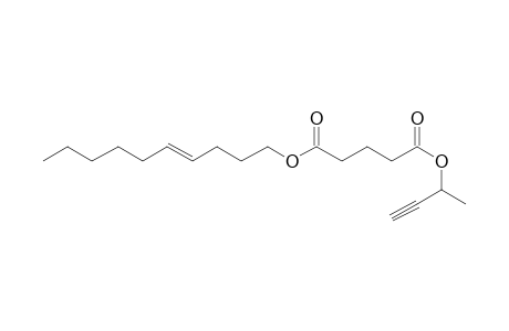 Glutaric acid, but-3-yn-2-yl dec-4-enyl ester