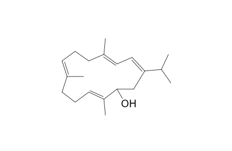 (2E,6E,10E,12E)-13-isopropyl-2,6,10-trimethyl-cyclotetradeca-2,6,10,12-tetraen-1-ol