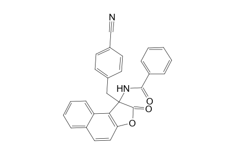 N-(1-(4-Cyanobenzyl)-1,2-dihydro-2-oxonaphtho[2,1-b]furan-1-yl) benzamide
