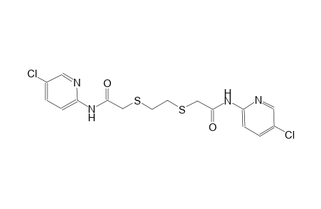 N-(5-chloro-2-pyridinyl)-2-{[2-({2-[(5-chloro-2-pyridinyl)amino]-2-oxoethyl}sulfanyl)ethyl]sulfanyl}acetamide