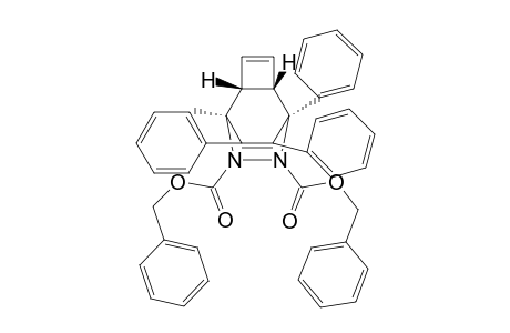 7,8-Diazatricyclo[4.2.2.0(2,5)]deca-3,9-diene-7,8-dicarboxylic acid, 1-methyl-6,9,10-triphenyl-, bis(phenylmethyl) ester, (1.alpha.,2.beta.,5.beta.,6.alpha.)-