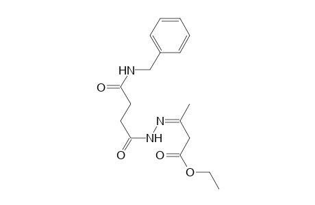 Ethyl (3Z)-3-([4-(benzylamino)-4-oxobutanoyl]hydrazono)butanoate