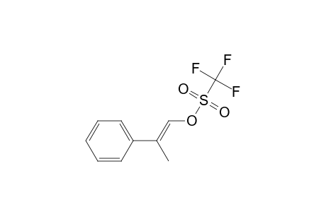Methanesulfonic acid, trifluoro-, 2-phenyl-1-propenyl ester, (E)-