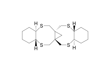 3,6,10,13-Tetrathia(4,5,11,12-trans-dicyclohexano)-(6,6,1)-propellane