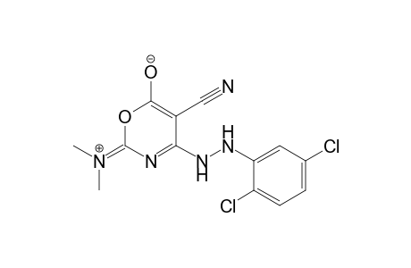 5-Cyano-4-(2',5'-dichlorophenylhydrazino)-2-dimethylamino-6-oxo-6H-1,3-oxazine