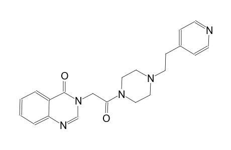 4(3H)-quinazolinone, 3-[2-oxo-2-[4-[2-(4-pyridinyl)ethyl]-1-piperazinyl]ethyl]-