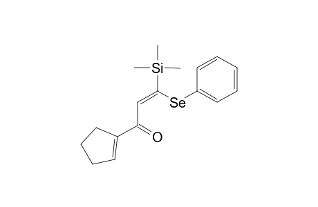 (Z)-1-phenylselenyl-1-trimethylsilyl-2-(cyclopent-1'-en-1'-ylcarbonyl)ethene
