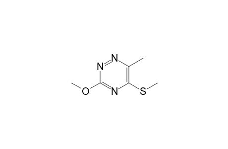 3-Methoxy-6-methyl-5-(methylthio)-1,2,4-triazine