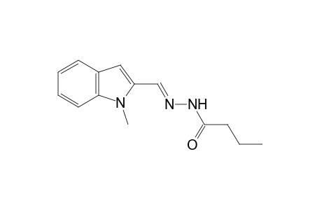 butyric acid, [(1-methylindol-2-yl)methylene]hydrazide