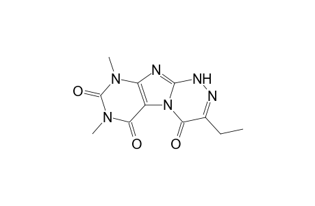 3-ethyl-7,9-dimethyl-1H-purino[8,7-c][1,2,4]triazine-4,6,8-trione