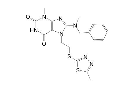 8-[benzyl(methyl)amino]-3-methyl-7-{2-[(5-methyl-1,3,4-thiadiazol-2-yl)sulfanyl]ethyl}-3,7-dihydro-1H-purine-2,6-dione